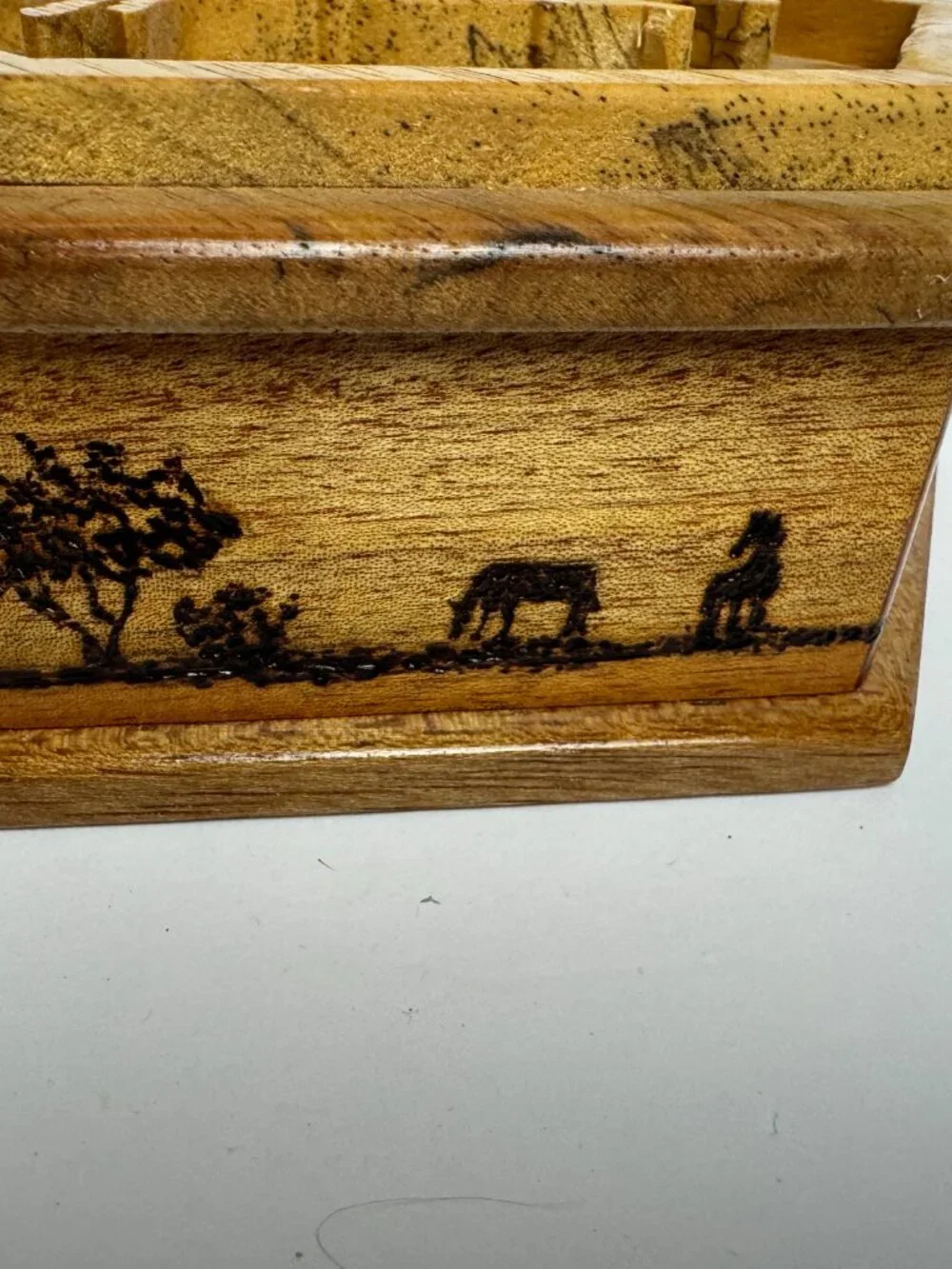 Handmade Wooden Storage Box 